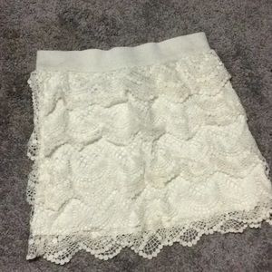 Bethany Mota Lace Bodycon Skirt